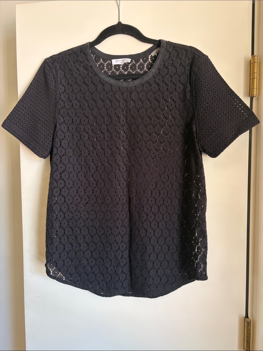 Equipment Lace Top XS